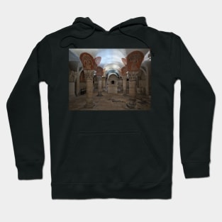 Medieval Crypt in Notre Dame de Bayeux Normandy France Hoodie